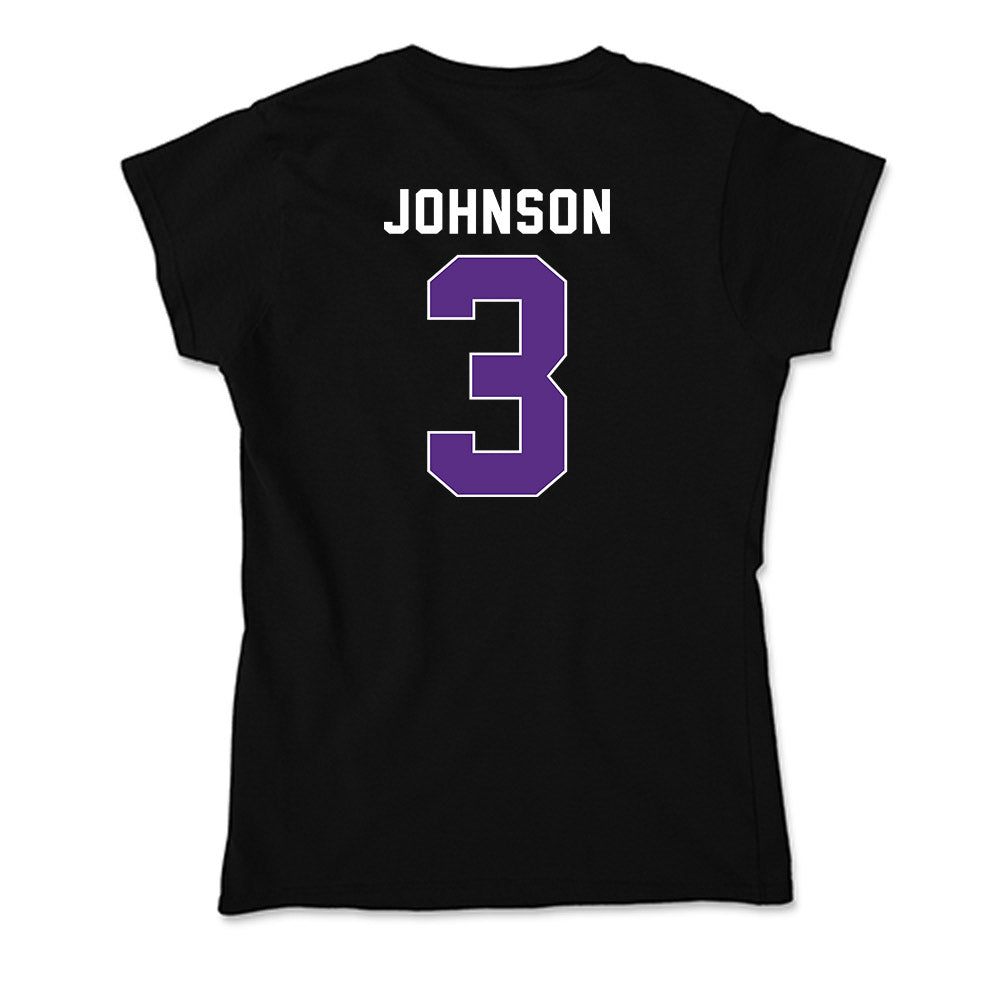 Northwestern - NCAA Men's Soccer : Andrew Johnson - Soft Style Women’s T-Shirt-1