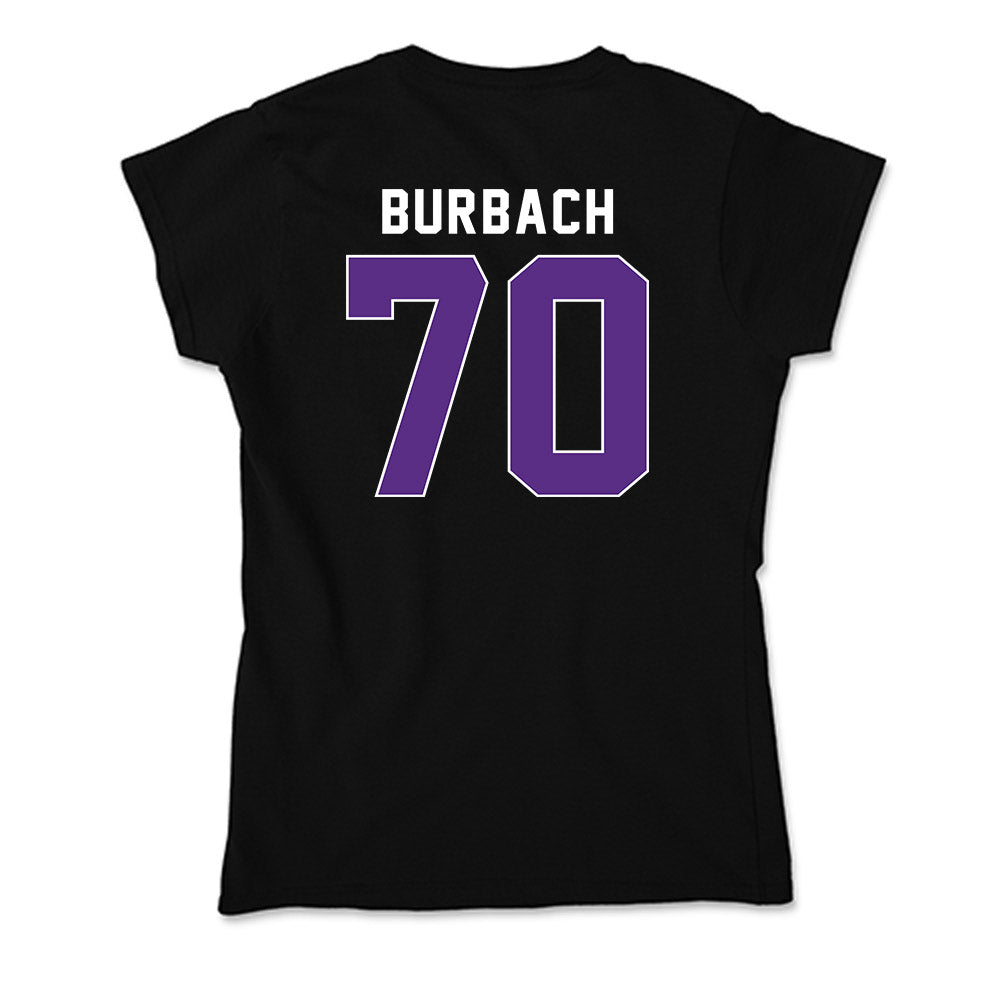 Northwestern - NCAA Football : Leighton Burbach - Soft Style Women’s T-Shirt-1