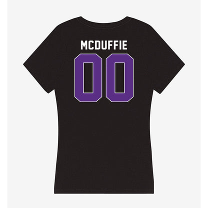 Northwestern - NCAA Football : Jaden McDuffie - Women's V-Neck T-Shirt-1