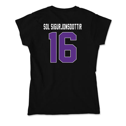 Northwestern - NCAA Women's Soccer : Selma Sol Sigurjonsdottir - Soft Style Women’s T-Shirt-1