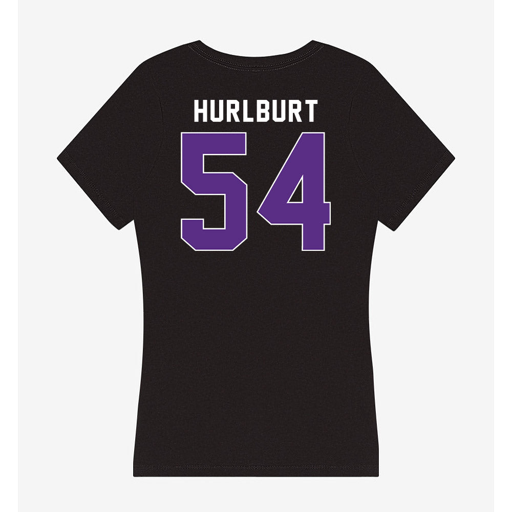 Northwestern - NCAA Men's Basketball : Gus Hurlburt - Women's V-Neck T-Shirt-1