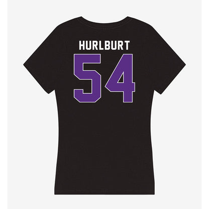 Northwestern - NCAA Men's Basketball : Gus Hurlburt - Women's V-Neck T-Shirt-1