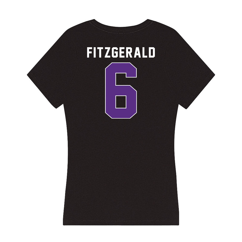 Northwestern - NCAA Football : Robert Fitzgerald - Women's V-Neck T-Shirt-1