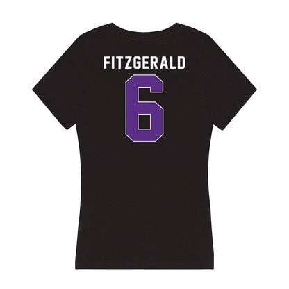 Northwestern - NCAA Football : Robert Fitzgerald - Women's V-Neck T-Shirt-1