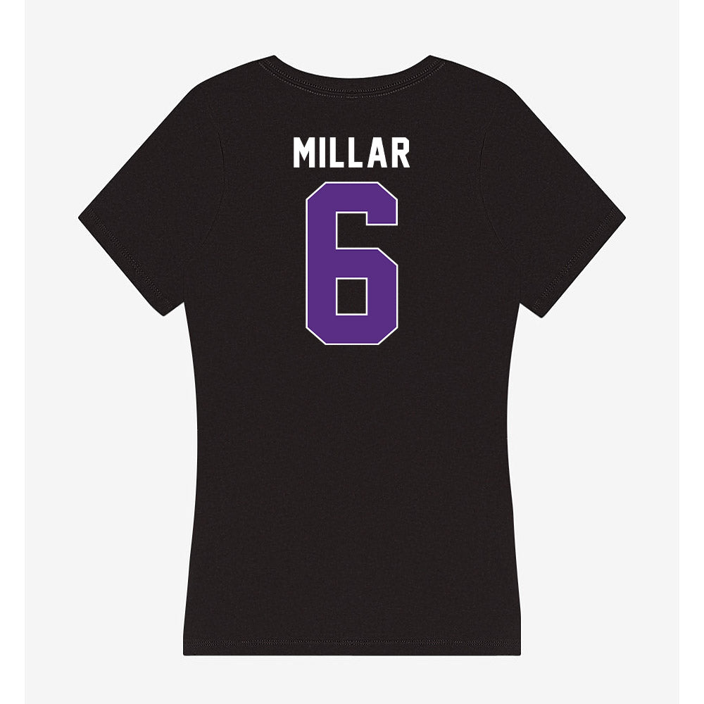 Northwestern - NCAA Men's Soccer : Andrew Millar - Women's V-Neck T-Shirt-1