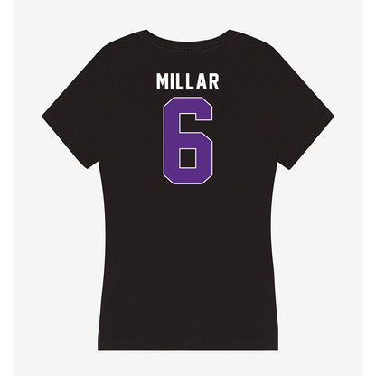 Northwestern - NCAA Men's Soccer : Andrew Millar - Women's V-Neck T-Shirt-1