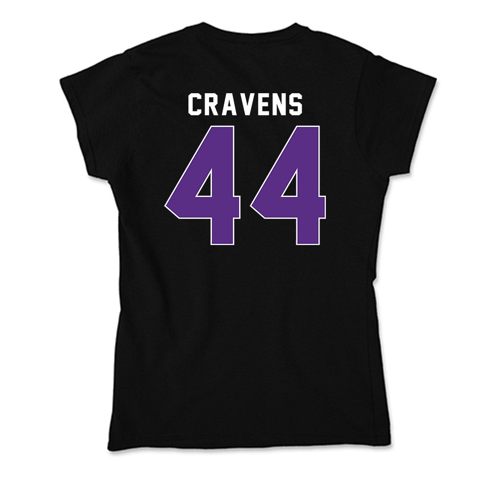 Northwestern - NCAA Baseball : Colton Cravens - Soft Style Women’s T-Shirt-1