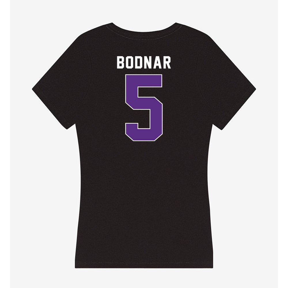Northwestern - NCAA Women's Volleyball : Kaitlyn Bodnar - Women's V-Neck T-Shirt-1