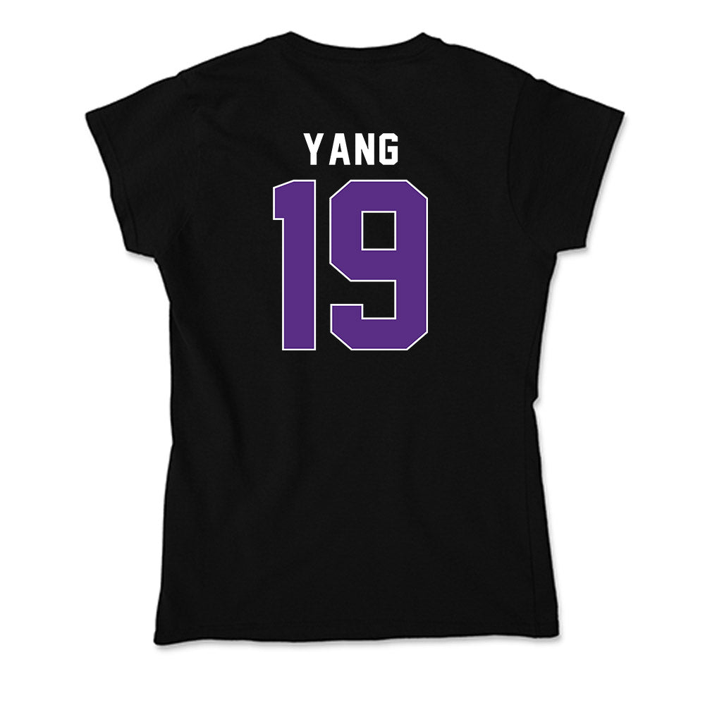 Northwestern - NCAA Baseball : Jake Yang - Soft Style Women’s T-Shirt-1