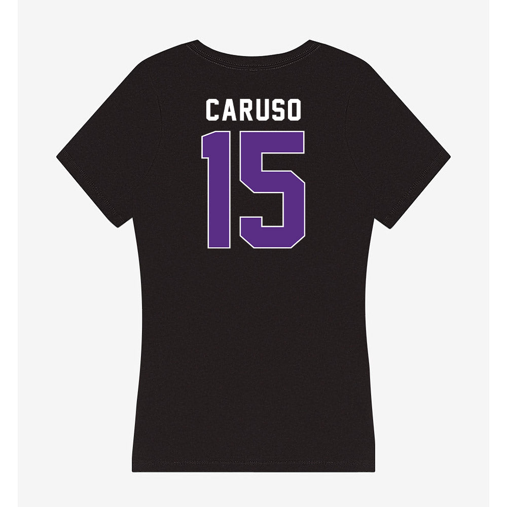 Northwestern - NCAA Baseball : Charlie Caruso - Women's V-Neck T-Shirt-1