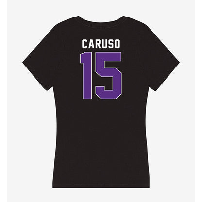 Northwestern - NCAA Baseball : Charlie Caruso - Women's V-Neck T-Shirt-1