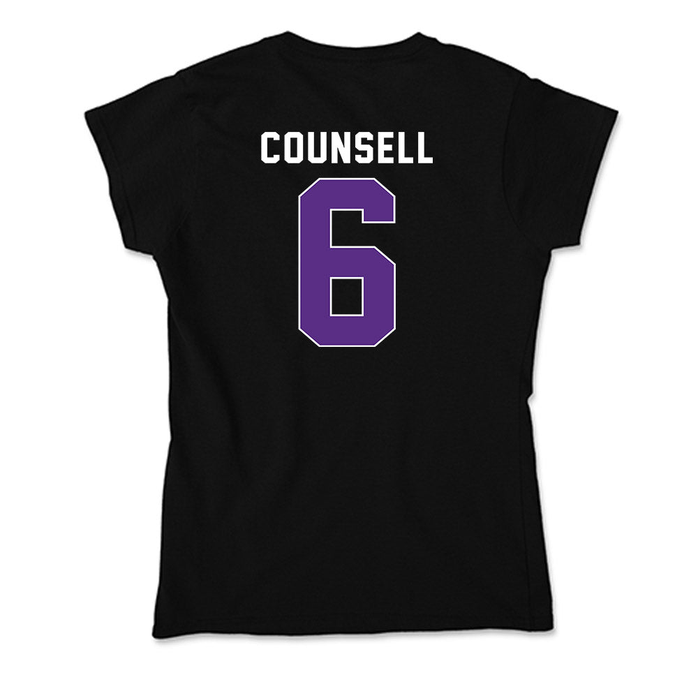 Northwestern - NCAA Baseball : Jack Counsell - Soft Style Women’s T-Shirt-1