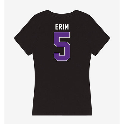 Northwestern - NCAA Women's Soccer : Quinn Erim - Women's V-Neck T-Shirt-1