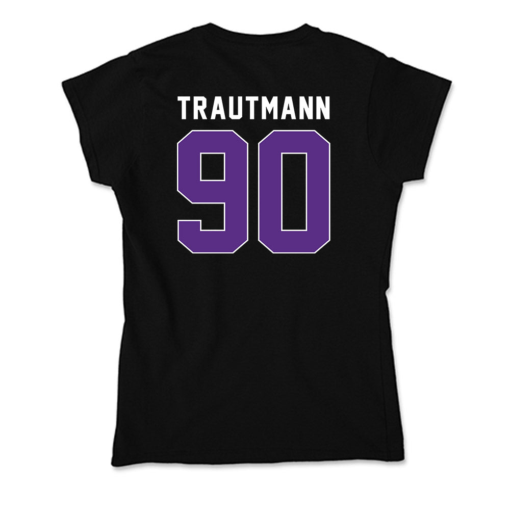 Northwestern - NCAA Football : Jack Trautmann - Soft Style Women’s T-Shirt-1