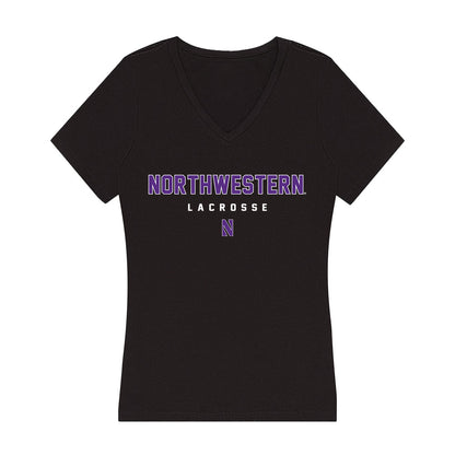 Northwestern - NCAA Women's Lacrosse : Bricin Mahoney - Women's V-Neck T-Shirt-0