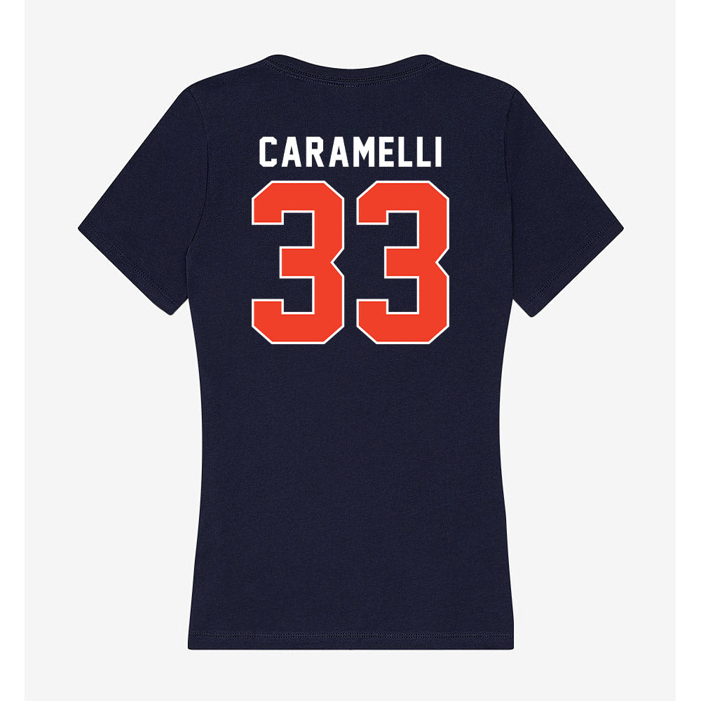 Syracuse - NCAA Women's Lacrosse : Joely Caramelli - Women's V-Neck T-Shirt-1