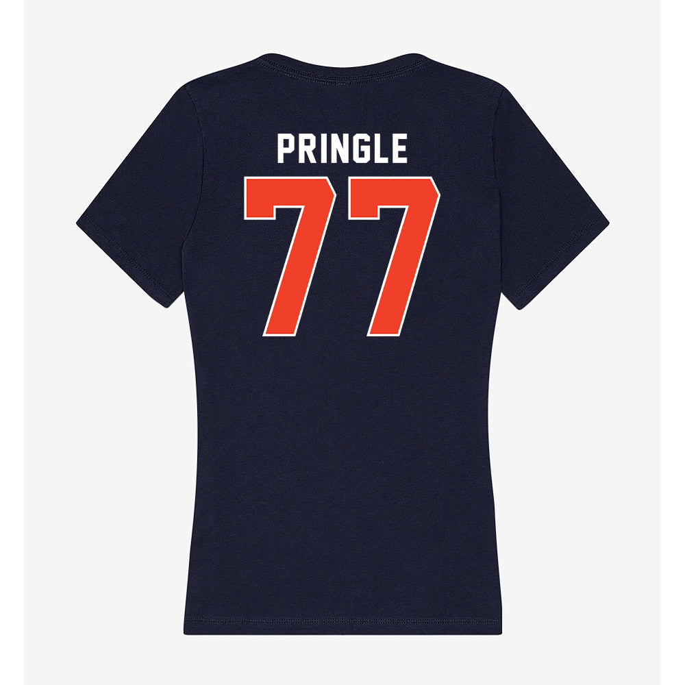 Syracuse - NCAA Football : Kam Pringle - Women's V-Neck T-Shirt-1