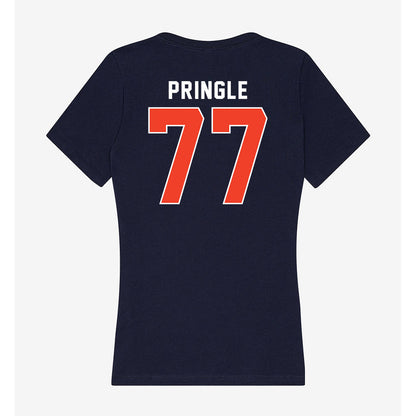 Syracuse - NCAA Football : Kam Pringle - Women's V-Neck T-Shirt-1