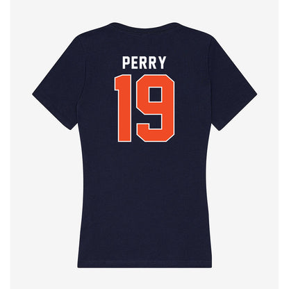 Syracuse - NCAA Football : Cornell Perry - Women's V-Neck T-Shirt-1