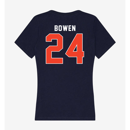Syracuse - NCAA Men's Lacrosse : Dante Bowen - Women's V-Neck T-Shirt-1