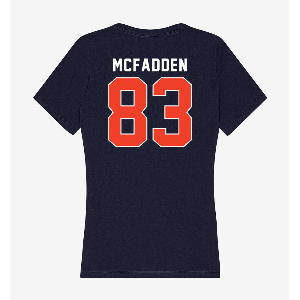 Syracuse - NCAA Football : Julian McFadden - Women's V-Neck T-Shirt-1