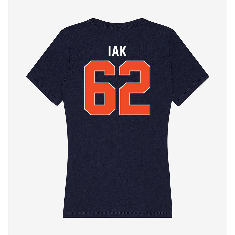 Syracuse - NCAA Football : Jackson Iak - Women's V-Neck T-Shirt-1