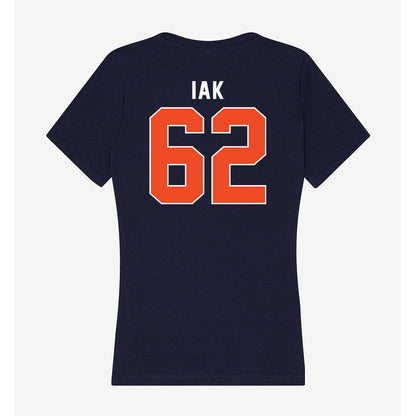 Syracuse - NCAA Football : Jackson Iak - Women's V-Neck T-Shirt-1