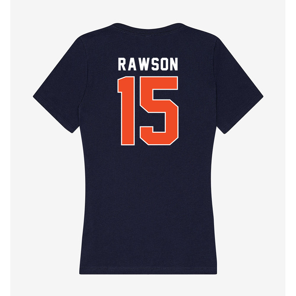 Syracuse - NCAA Men's Lacrosse : Ted Rawson - Women's V-Neck T-Shirt-1