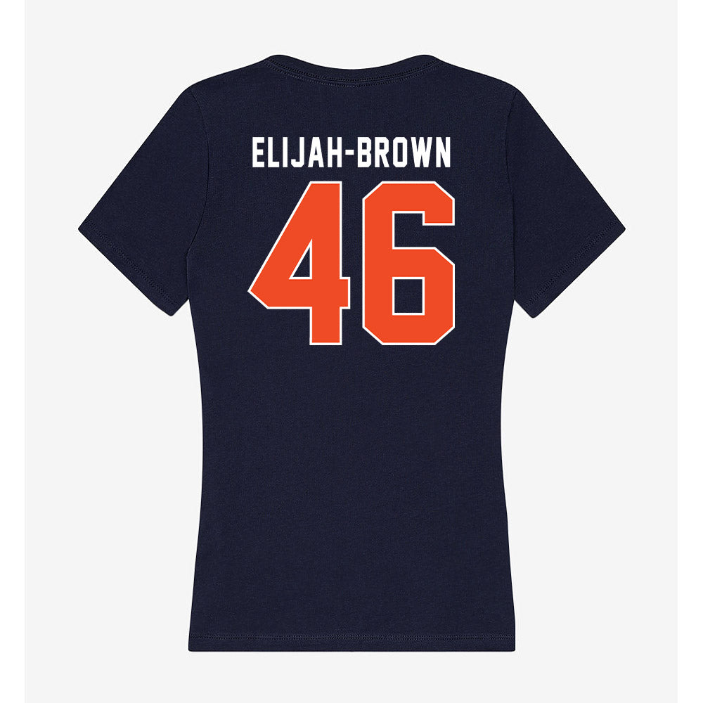 Syracuse - NCAA Men's Lacrosse : Gregory Elijah-Brown - Women's V-Neck T-Shirt-1