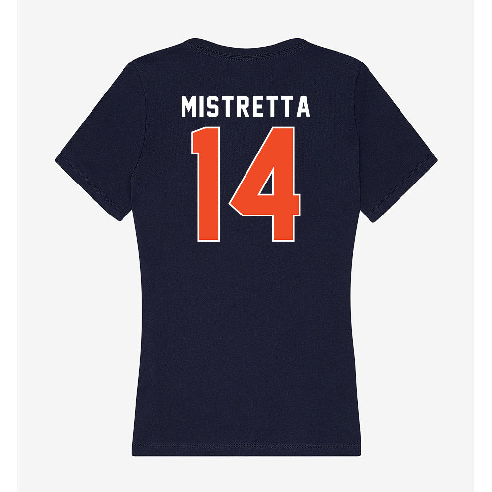 Syracuse - NCAA Women's Lacrosse : Ireland Mistretta - Women's V-Neck T-Shirt-1