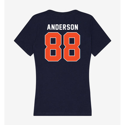 Syracuse - NCAA Men's Lacrosse : Payton Anderson - Women's V-Neck T-Shirt-1