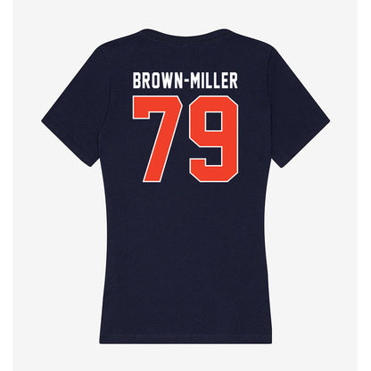 Syracuse - NCAA Football : Travis Brown-Miller - Women's V-Neck T-Shirt-1