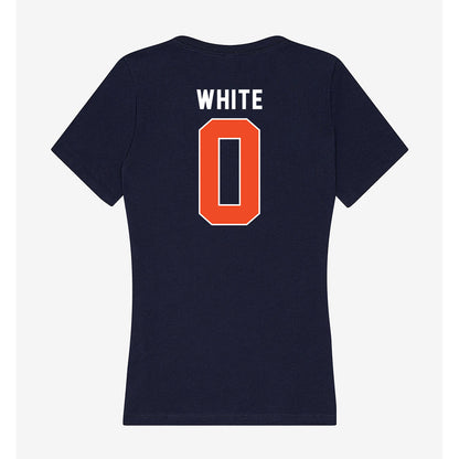 Syracuse - NCAA Men's Basketball : Sadiq White - Women's V-Neck T-Shirt-1