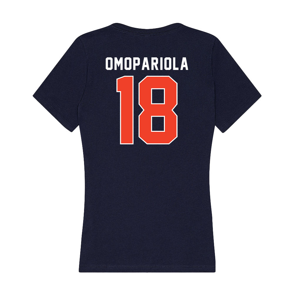 Syracuse - NCAA Football : David Omopariola - Women's V-Neck T-Shirt-1