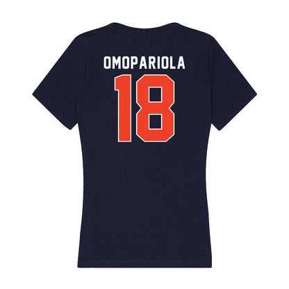 Syracuse - NCAA Football : David Omopariola - Women's V-Neck T-Shirt-1