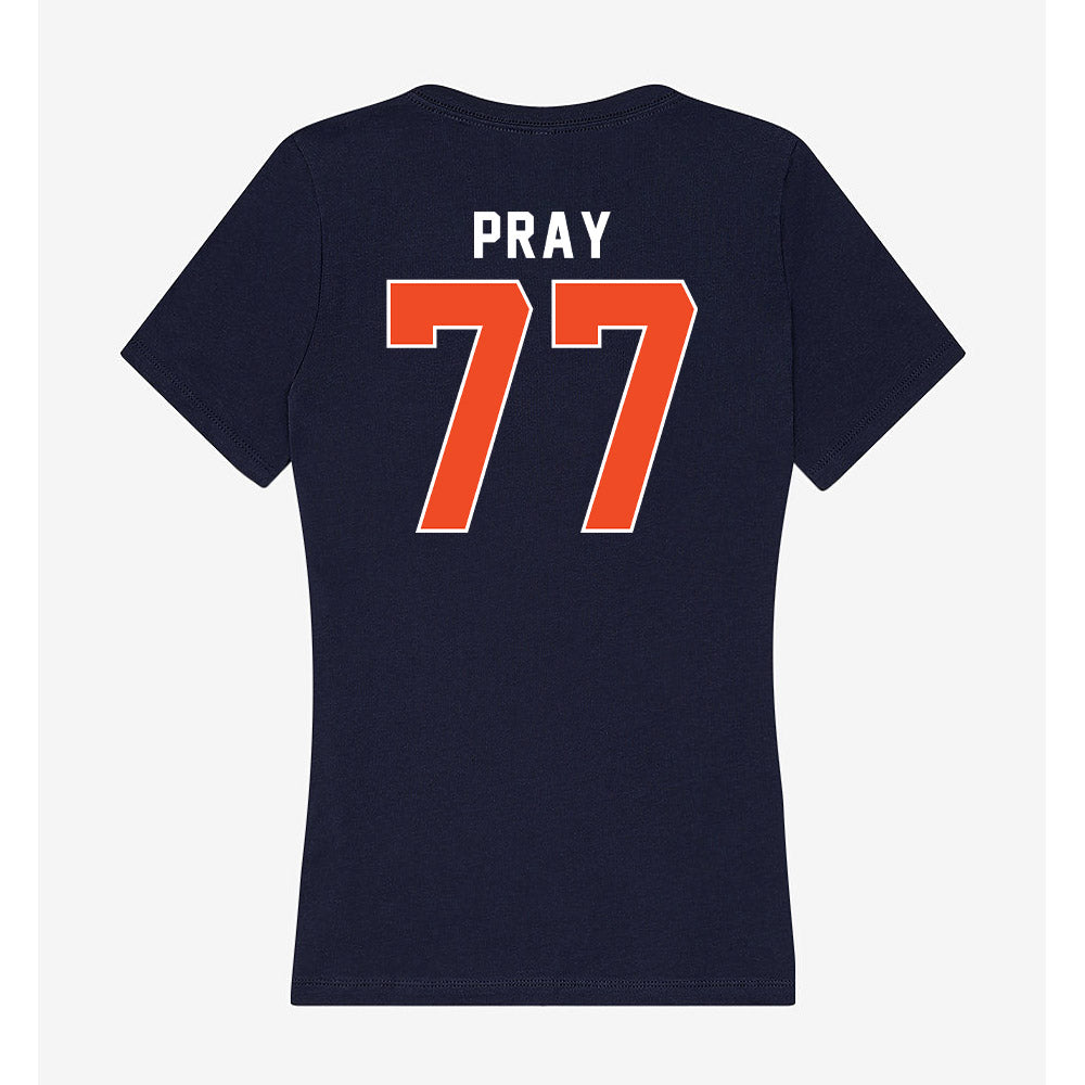 Syracuse - NCAA Football : Jaylen Pray - Women's V-Neck T-Shirt-1