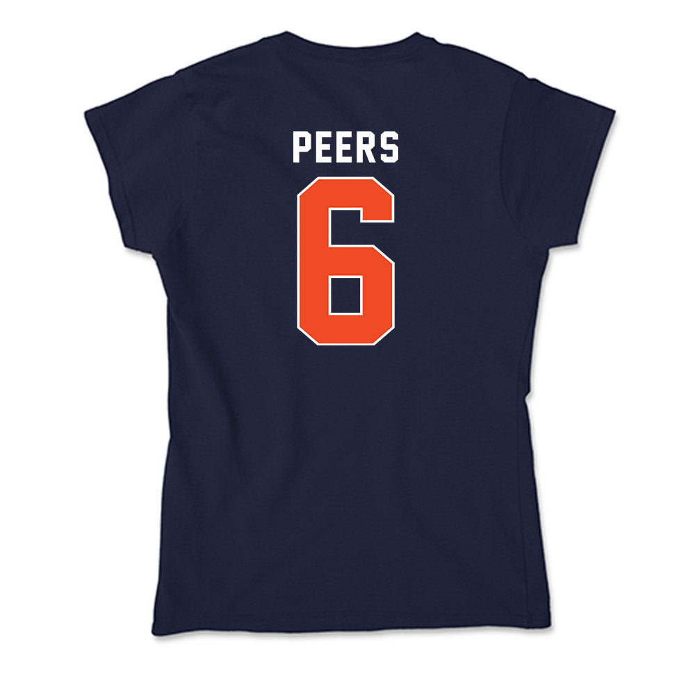 Syracuse - NCAA Women's Lacrosse : Ella Peers - Soft Style Women’s T-Shirt-1