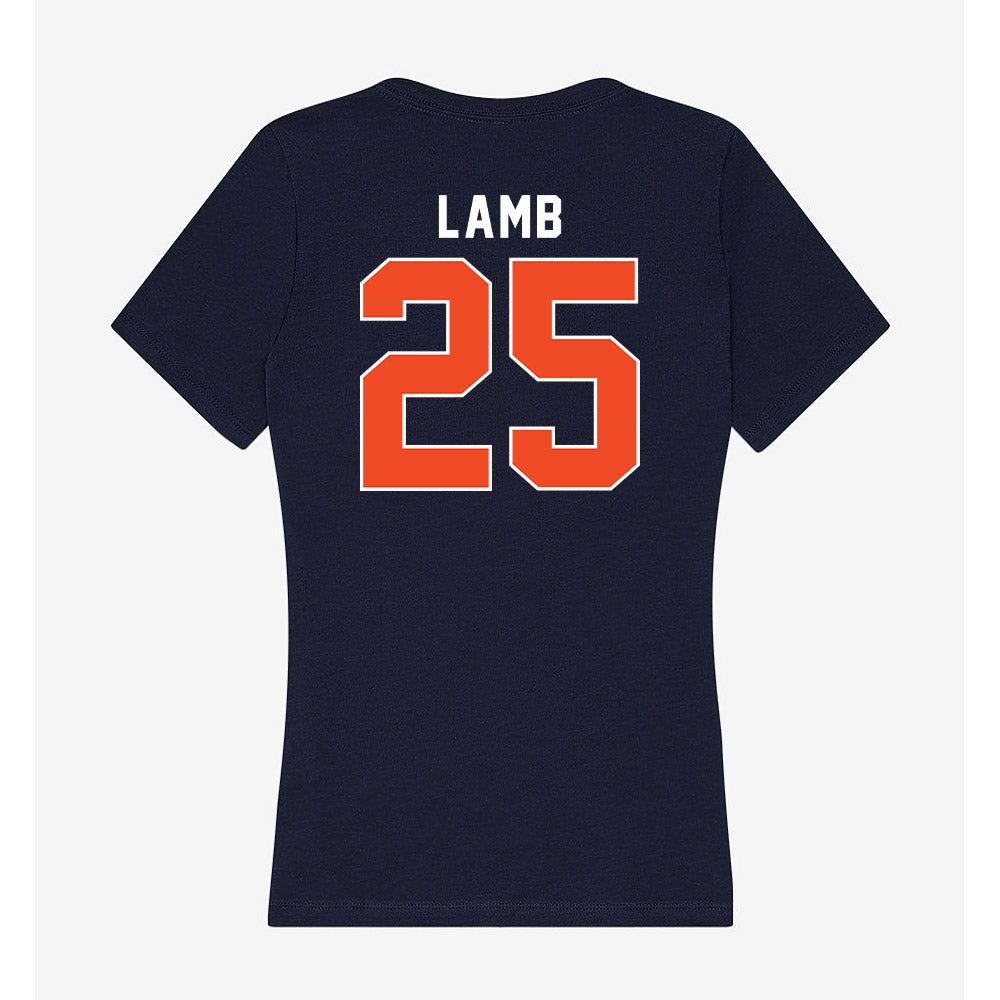 Syracuse - NCAA Men's Soccer : Grayson Lamb - Women's V-Neck T-Shirt-1
