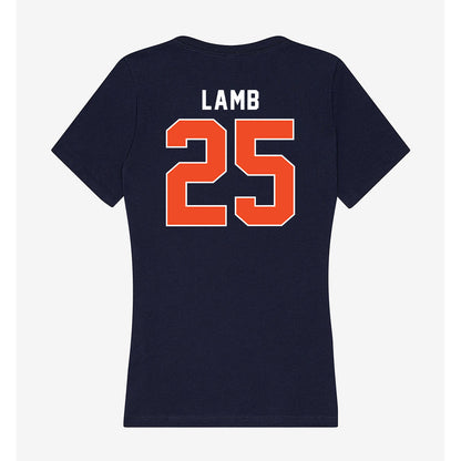 Syracuse - NCAA Men's Soccer : Grayson Lamb - Women's V-Neck T-Shirt-1