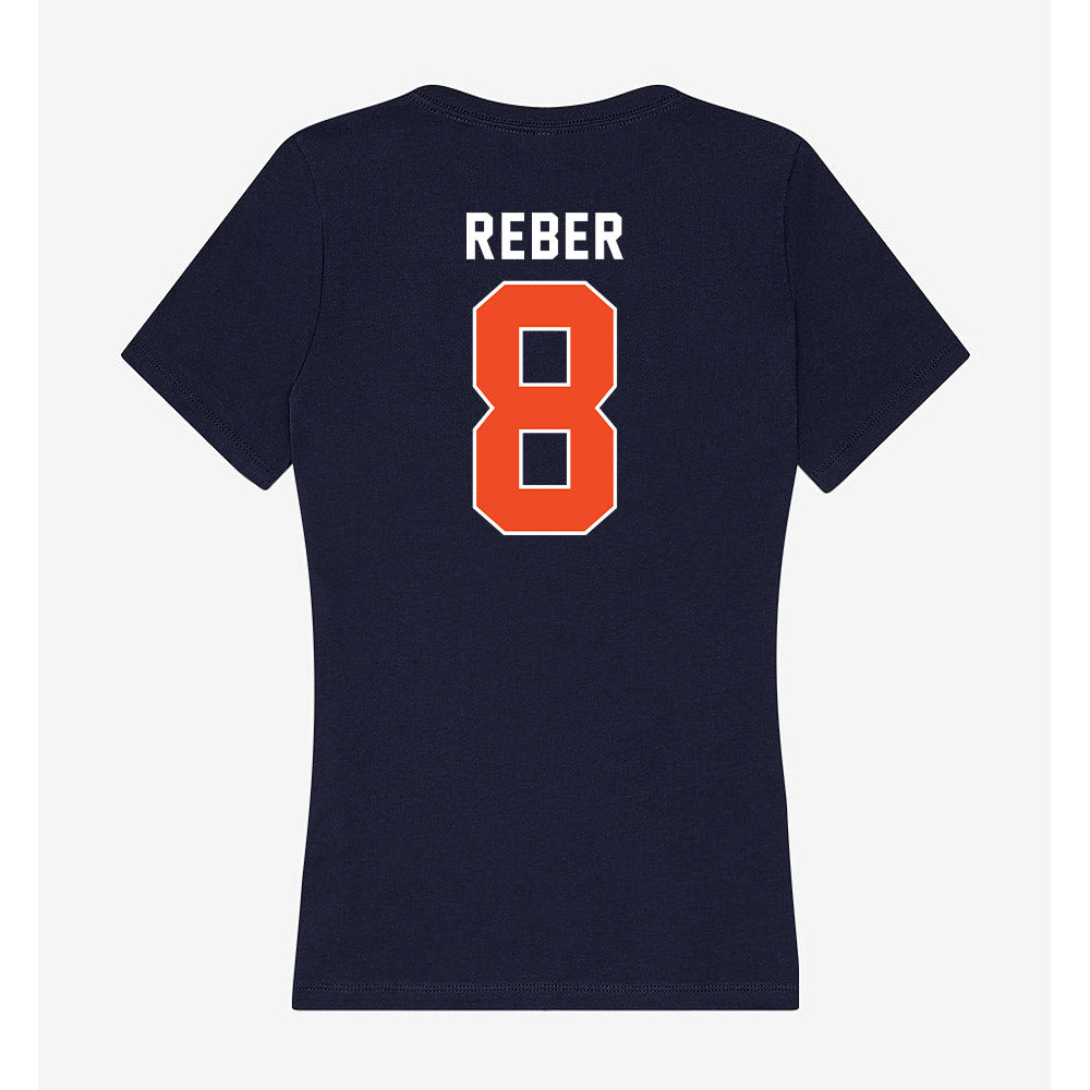 Syracuse - NCAA Women's Lacrosse : Lexi Reber - Women's V-Neck T-Shirt-1