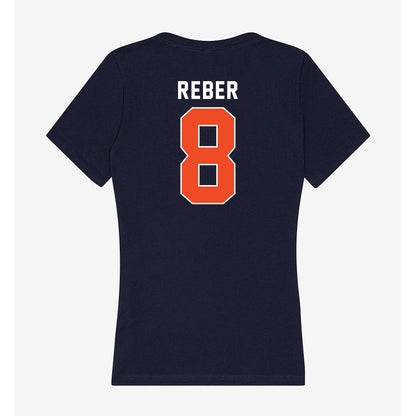 Syracuse - NCAA Women's Lacrosse : Lexi Reber - Women's V-Neck T-Shirt-1