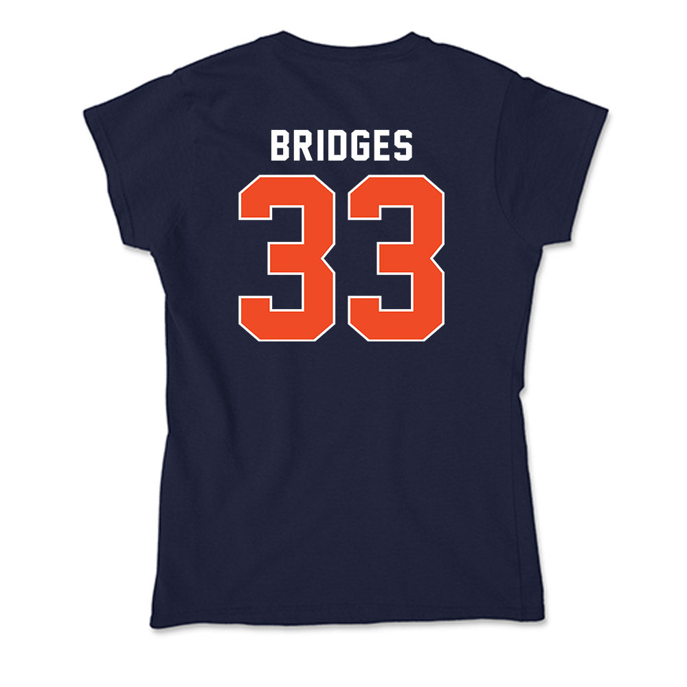 Syracuse - NCAA Women's Soccer : Bree Bridges - Soft Style Women’s T-Shirt-1