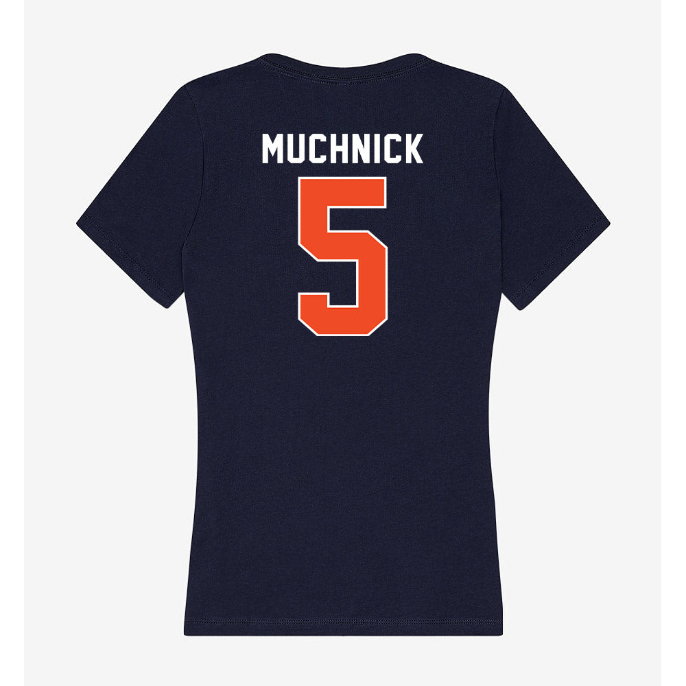 Syracuse - NCAA Women's Lacrosse : Emma Muchnick - Women's V-Neck T-Shirt-1