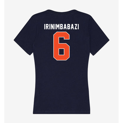 Syracuse - NCAA Men's Soccer : Ivan Irinimbabazi - Women's V-Neck T-Shirt-1