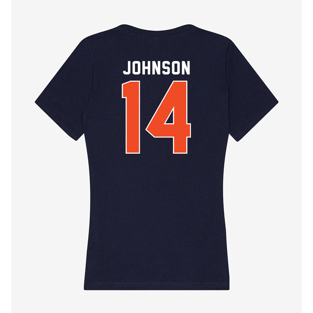 Syracuse - NCAA Football : Darius Johnson - Women's V-Neck T-Shirt-1