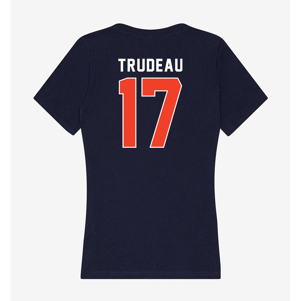 Syracuse - NCAA Women's Ice Hockey : Haley Trudeau - Women's V-Neck T-Shirt-1