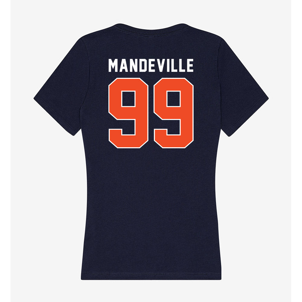 Syracuse - NCAA Women's Lacrosse : Kalena Mandeville - Women's V-Neck T-Shirt-1