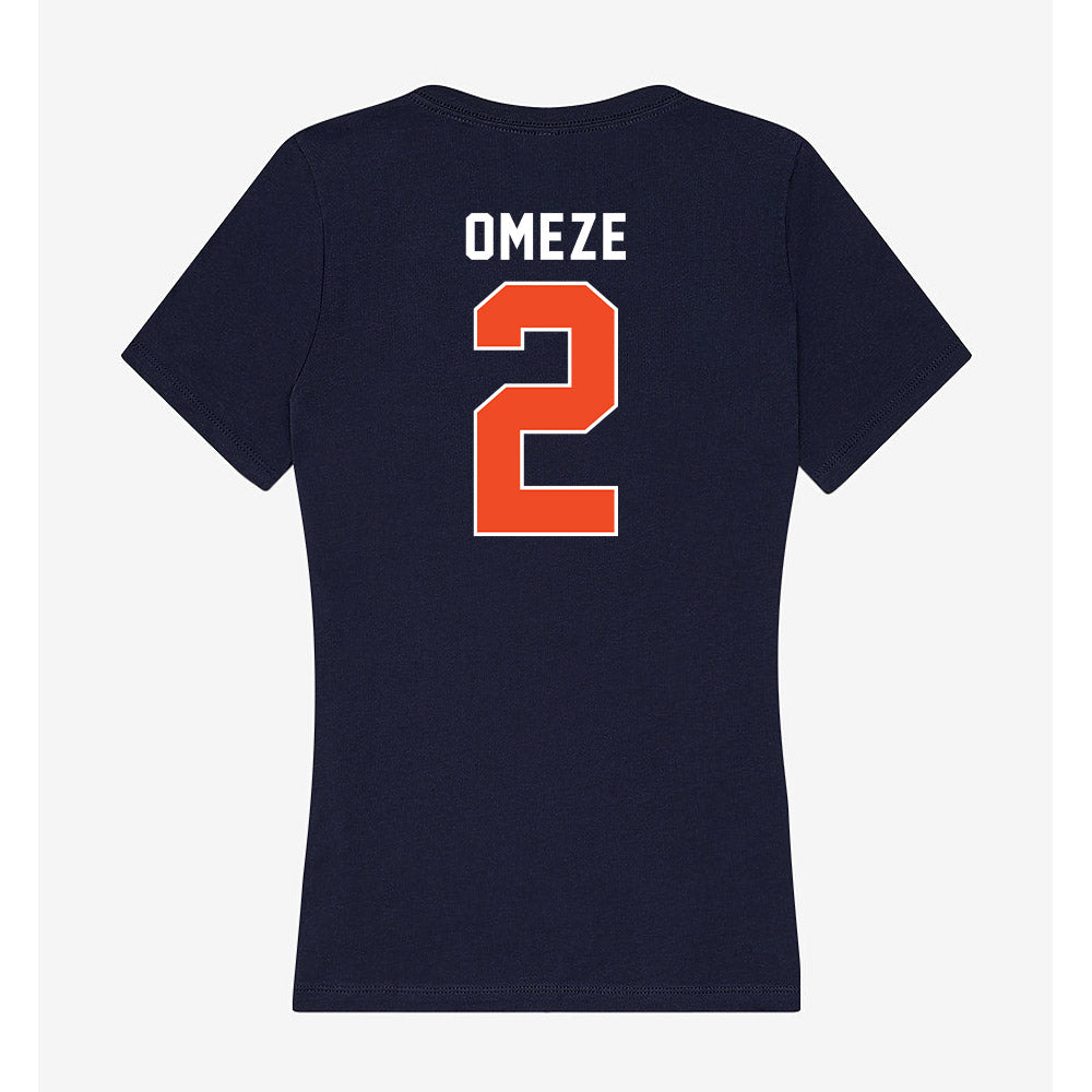 Syracuse - NCAA Men's Soccer : Chimere Omeze - Women's V-Neck T-Shirt-1