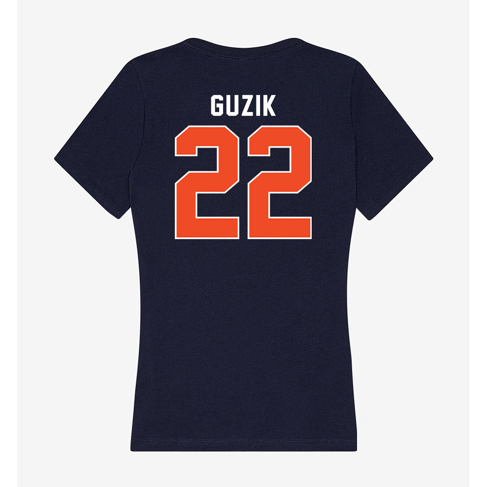 Syracuse - NCAA Women's Lacrosse : Molly Guzik - Women's V-Neck T-Shirt-1