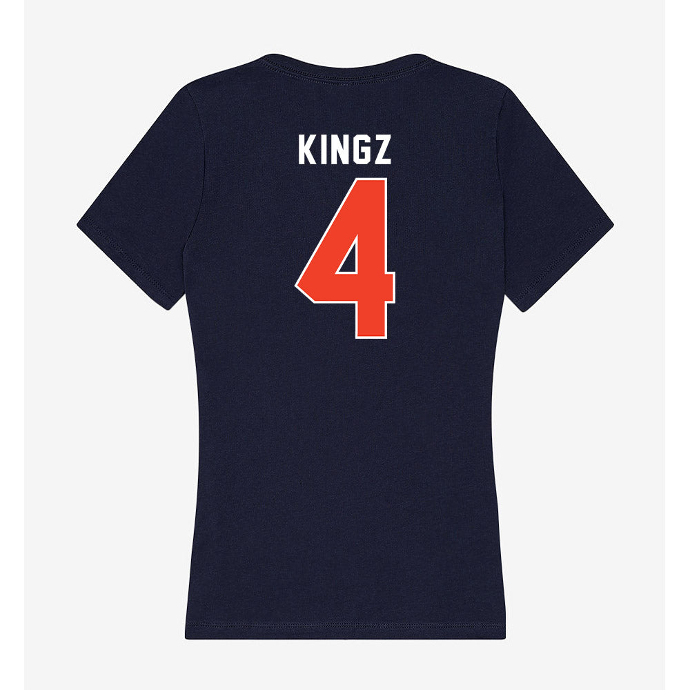 Syracuse - NCAA Men's Basketball : Nate Kingz - Women's V-Neck T-Shirt-1